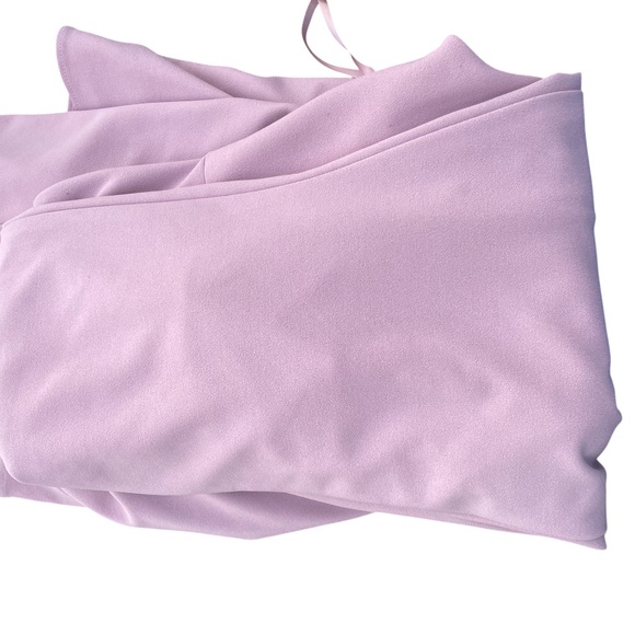 Betsy & Adam Sleeveless Ruffle Detail Dress Mauve Blush Size 8P - Picture 13 of 15